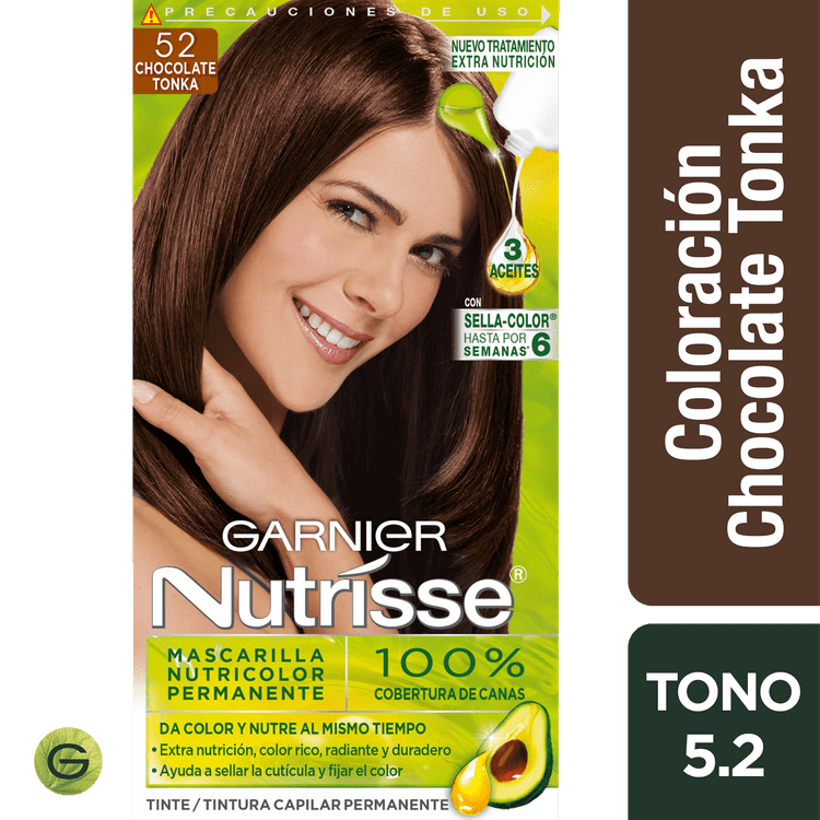 Ficha técnica e caractérísticas do produto Tintura Garnier Nutrisse 52 Chocolate Tonka