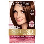 Ficha técnica e caractérísticas do produto Tintura Imédia Excellence L`Oréal Creme 4.35 Castanho Quente
