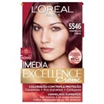 Ficha técnica e caractérísticas do produto Tintura Imédia Excellence L`Oréal Creme 5546 Vermelho Vinho