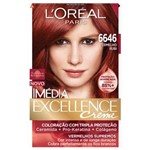 Ficha técnica e caractérísticas do produto Tintura Imédia Excellence L`Oréal Creme 6646 Vermelho Rubi