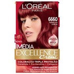 Ficha técnica e caractérísticas do produto Tintura Imédia Excellence L`Oréal Creme 6660 Vermelho Cereja