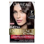 Ficha técnica e caractérísticas do produto Tintura Imédia Excellence L`Oréal Creme Cor Extra Profunda 3+ Castanho Escuro Precioso