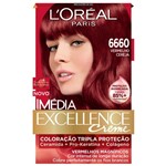 Ficha técnica e caractérísticas do produto Tintura Imédia Excellence LOréal Creme 6660 Vermelho Cereja
