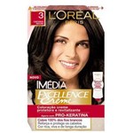 Ficha técnica e caractérísticas do produto Tintura Imédia L`Oréal 3 Castanho Escuro