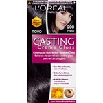 Ficha técnica e caractérísticas do produto Tintura L`Oréal Casting Gloss 200 Preto