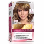 Ficha técnica e caractérísticas do produto Tintura L`Oréal Imédia Excellence Creme 7 Louro Natural