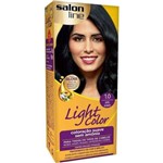 Ficha técnica e caractérísticas do produto Tintura Light Color Salon Line 1.0 Preto Azulado