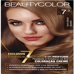 Ficha técnica e caractérísticas do produto Tintura Permanente Beauty Color 7.3 Louro Dourado - Sem Marca