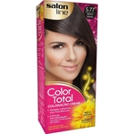 Ficha técnica e caractérísticas do produto Tintura Salon Line Color Total 577 marrom brownie