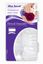 Ficha técnica e caractérísticas do produto Tip | Royal Square | Clear | 500 Pçs | Mia Secret