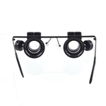 Ficha técnica e caractérísticas do produto Tipo de 10X de Repara??o do Rel¨®gio Lupa com luz LED Resina & Plastic Duplo Eye Glasses