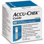 Ficha técnica e caractérísticas do produto Tiras Accu-Chek Guide - 50 Unidades - Roche