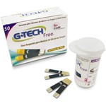 Tiras para Medidor de Glicose Free 1 G-Tech Ttfr150 com 50 Unidades