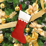Ficha técnica e caractérísticas do produto Titular Dos Doces Diy Feliz Sock Armazenamento Christmas Gift Bag Para Xmas Tree Hanging Decor Pendant
