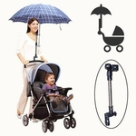 Ficha técnica e caractérísticas do produto Titular guarda-chuva retrátil ficar carrinho de bebê carrinho de bebê carrinho de cadeira de rodas de bicicleta