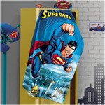 Ficha técnica e caractérísticas do produto Toalha Aveludada Infantil Menino Döhler Baby Superman - Azul Claro