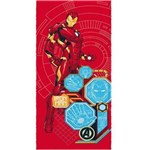 Ficha técnica e caractérísticas do produto Toalha Banho Infantil Felpuda Avengers Vingadores Lepper - Vermelho