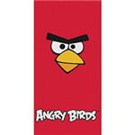 Toalha de Banho Aveludada Camesa Angry Birds 70x140 Cm - Verde