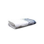 Toalha de Banho 70x135cm Anis Branco/azul - Karsten