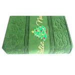 Toalha de Banho Appel Bordada Arvore Natal 68cmx1,35cm Verde