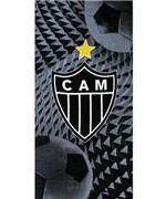 Ficha técnica e caractérísticas do produto Toalha de Banho Atlético Mineiro Velour 76x152cm Dohler