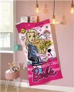 Ficha técnica e caractérísticas do produto Toalha de Banho Aveludada Barbie - Dohler
