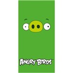 Ficha técnica e caractérísticas do produto Toalha de Banho Aveludada Camesa Angry Birds 70x140 Cm - Verde