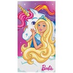 Ficha técnica e caractérísticas do produto Toalha de Banho Aveludada Infantil - Barbie Reinos Mágicos - Lepper