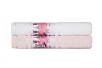 Ficha técnica e caractérísticas do produto Toalha de Banho - Bonjour Allegra - Cor Rosa Cristal - 67 X 135cm - Karsten