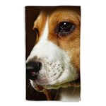 Ficha técnica e caractérísticas do produto Toalha de Banho Cachorro Bulldog Americano Portrait 135x70cm - Cinza