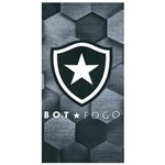 Ficha técnica e caractérísticas do produto Toalha de Banho Clubes de Futebol Botafogo Mod 07 Aveludada Dohler - Cinza