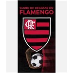 Ficha técnica e caractérísticas do produto Toalha de Banho - Clubes de Futebol - Flamengo - Mod 13 - Aveludada - PRETO