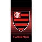 Ficha técnica e caractérísticas do produto Toalha de Banho de Times de Futebol Aveludada Estampada 70x140cm Buettner Licenciada Brasão Flamengo 2019