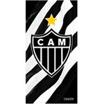 Toalha de Banho de Veludo Clubes de Futebol Atlético Mineiro - Buettner - Branco