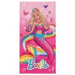 Ficha técnica e caractérísticas do produto Toalha de Banho Felpuda Barbie Reino do Arco-Íris - Lepper