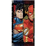 Ficha técnica e caractérísticas do produto Toalha de Banho Felpuda Flash Vs Superman Liga da Justiça - Lepper