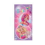Ficha técnica e caractérísticas do produto Toalha de Banho Felpudo Barbie Arco-Iris - Única