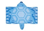 Toalha de Banho Infantil 3d com Capuz Divertida Tartaruga Azul - Baby Joy
