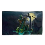 Ficha técnica e caractérísticas do produto Toalha de Banho League Of Legends Fiddlesticks Mensageiro da Morte Landscape 135x70cm - Verde