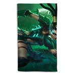 Ficha técnica e caractérísticas do produto Toalha de Banho League Of Legends Nidalee Caçadora de Cabeças Portrait 135x70cm - Verde
