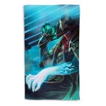 Ficha técnica e caractérísticas do produto Toalha de Banho League Of Legends Twisted Fate do Submundo Portrait 135x70cm - Azul