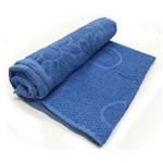 Toalha de Banho Luxo Cor Azul 68cm X 1,28m - Tecelagem Rosana