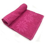 Toalha de Banho Luxo Cor Rosa 68cm X 1,36m - Tecelagem Rosana