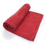 Toalha de Banho Luxo Cor Vermelha 68cm X 1,36m - Tecelagem Rosana