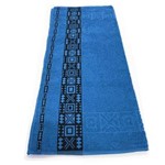 Ficha técnica e caractérísticas do produto Toalha de Banho Nomade Cor Azul com Preto 75cm X 1,40m