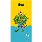 Ficha técnica e caractérísticas do produto Toalha de Banho Olímpica Rio 2016 Mascote Tom Amarela - Buettner