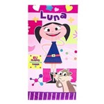 Ficha técnica e caractérísticas do produto Toalha de Banho Show da Luna Felpuda Infantil Personagens