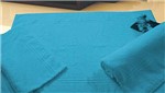 Ficha técnica e caractérísticas do produto Jogo de Toalhas Banho 5 Peças Cor Azul Royal Gramatura 450gm² - Fassini Têxtil