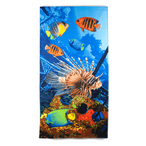 Ficha técnica e caractérísticas do produto Toalha de Praia 100% Algodão 76x152cm Buettner Estampa Colorful Sea Fishes - Colorfull Sea Fishes