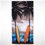 Ficha técnica e caractérísticas do produto Toalha de Praia 100% Algodão 76x152cm Buettner Estampa Surfboard Palm